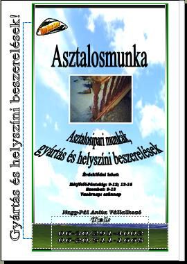 asztalosmunka